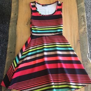 Pinc Striped Dress
